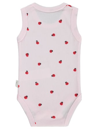 Civil Baby Uğur Böceği Empirme 0-3 Yaş Çıtçıtlı Badi - Pembe