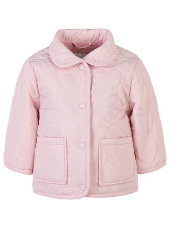 Civil Baby Kalp Desen Yakalı 6-18 Ay Mont - Pembe