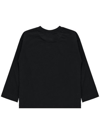 Civil Boys 4489 Baskılı 6-9 Yaş Sweatshirt - Siyah