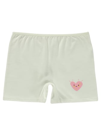 Civil Girls Kalp 2-12 Yaş Kız Çocuk 2'li Boxer - Standart