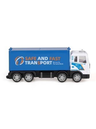Vardem Surtmelı Metal 1:50  Kapalı Kasa Kamyon - Mavi