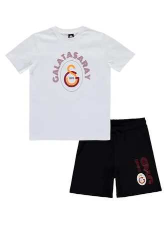 Civil Boys Galatasaray GS Arma Baskılı 3-13 Yaş Takım - Beyaz