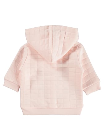 Civil Baby Kalp Nakışlı Kapüşonlu 3-18 Ay Hırka - Pembe