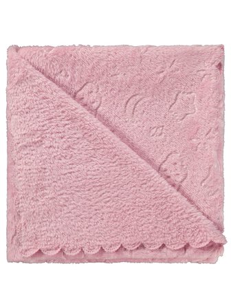 Civil Baby Bulut Desenli 90x90 cm Battaniye - Pembe