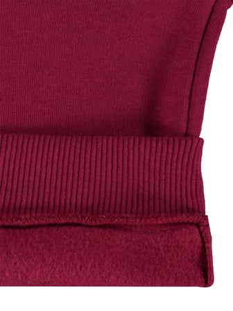 Civil Girls Kaşkorse Yakalı 6-9 Yaş Sweatshirt - Bordo