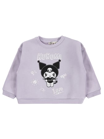 Kuromi 2-5 Yaş Sweatshirt - Lila