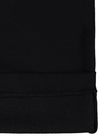 Civil Kız Çocuk Believe Nakışlı Sweatshirt | 3 İp Uzun Kol | Okul Kreş ve Günlük Kullanım - Siyah