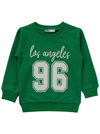 Civil Boys Los Angeles 96 Baskılı 2-5 Yaş Eşofman Takımı - Yeşil