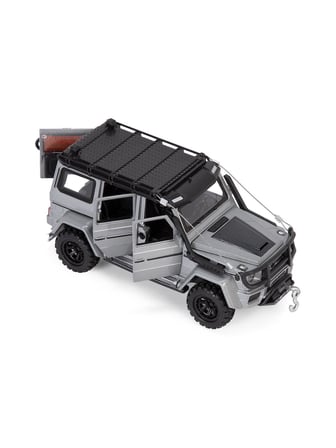 Vardem Kutulu 1:32 Çek Bırak Işıklı ve Sesli Off Road Metal Jeep - Gri