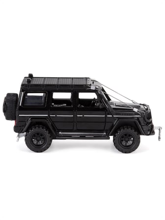 Vardem Kutulu 1:24 Çek Bırak Işıklı ve Sesli Off Road Metal Jeep - Siyah