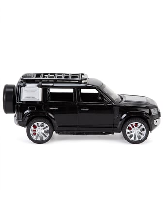 Vardem Kutulu 1:24 Çek Bırak Işıklı ve Sesli Off Road Def Jeep - Siyah