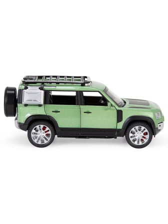 Vardem Kutulu 1:24 Çek Bırak Işıklı ve Sesli Off Road Def Jeep - Yeşil