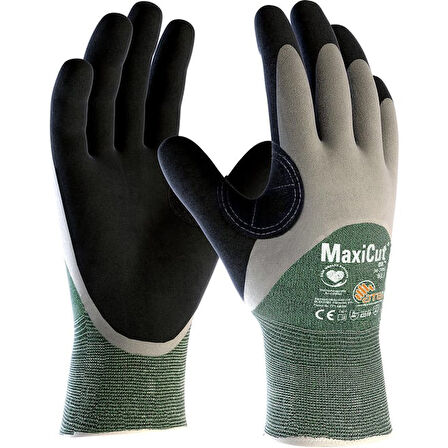 ATG MaxiCut® Oil™ 34-305 Yağlı ve Islak Ortamlar İçin Kesilme Dirençli İş Eldiveni Takım No:10