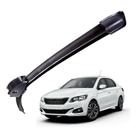 Mega Oto Market RBW Otomobil Sileceği Muz Silecek Takımı 60/40 cm 24/16 inch Citroen C Elysee - Peugeot 301 - Renault Clio 3 ile uyumlu