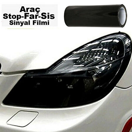 Far Stop Filmi 30 cm x 1 mt Koyu Siyah Dark Black 131002