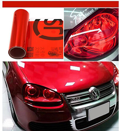 Far Stop Filmi 30 cm x 1 mt Kırmızı Red STD-FS-KR