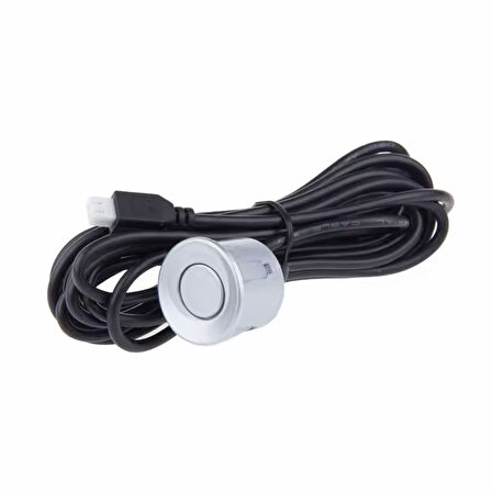 Park Sensörü Gözü Tekli 22 mm Yedek Lens Göz Gümüş Gri 1 Adet