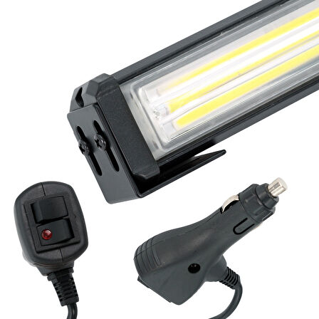 4 Ledli Offroad Led Bar 60 cm Tepe Lamba Kumandalı 12 Animasyonlu Sarı