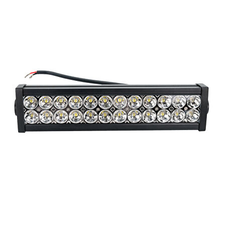 24 Ledli 9V-60V Offroad Led Bar 30 cm Tepe Lambası Beyaz - 24x3W