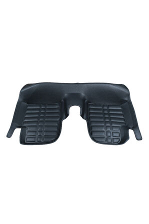 5D Dikişsiz (press) Deri Havuzlu Paspas Siyah Peugeot 2008 2019-2024 ile uyumlu