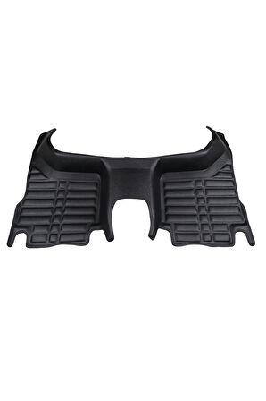 5D Dikişsiz (press) Deri Havuzlu Paspas Siyah Ford Ranger 2023-2025 ile uyumlu