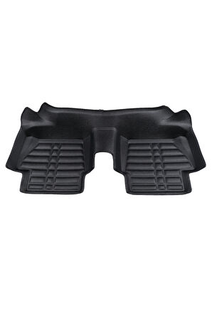 5D Dikişsiz (press) Deri Havuzlu Paspas Siyah Ford Puma 2020-2025 ile uyumlu