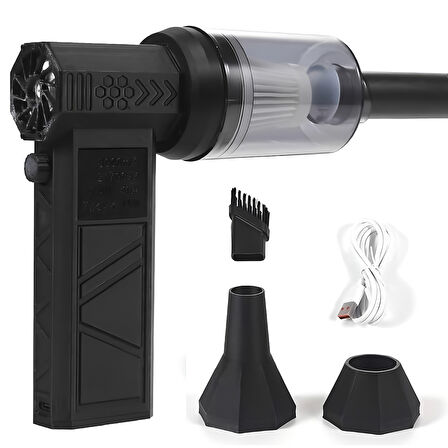 Mega Oto Market 140000 RPM Taşınabilir Kamp Tipi Turbo Fan Ve Elektrikli Süpürge Çok Fonksiyonlu