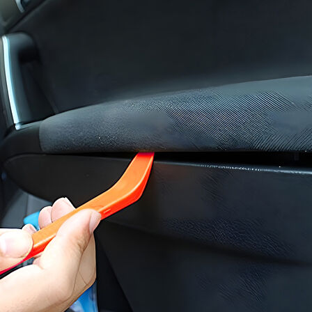 Mega Oto Market 4 Parça Turuncu Taşınabilir Trim Sökme Aparatı 