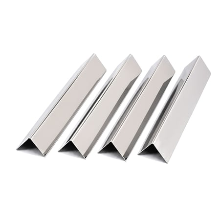 Universal Piramit Jant Kapağı Fırfırı 4'lü Set 20cm Krom Metal Profil-Piramit Fırfır