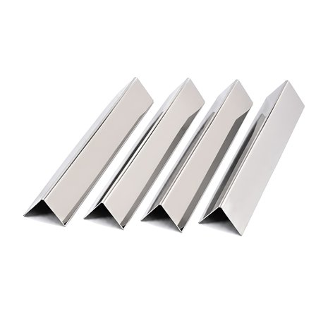 Universal Piramit Jant Kapağı Fırfırı 4'lü Set 23cm Krom Metal Profil-Piramit Fırfır