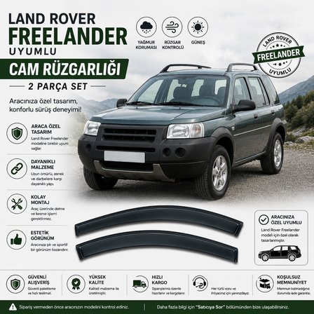 Ottoman Land Rover Freelander Uyumlu Cam Rüzgarlığı