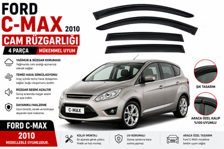 Ottoman Ford C-Max 2010 Uyumlu Cam Rüzgarlığı