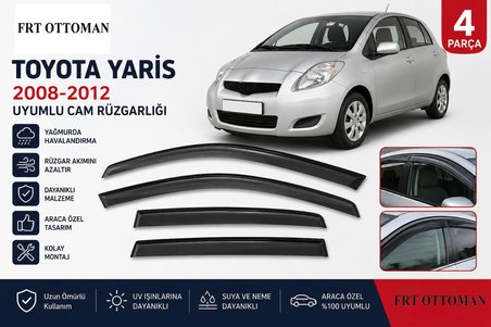 Ottoman Toyota Yaris 2008-2012 Uyumlu Cam Rüzgarlığı
