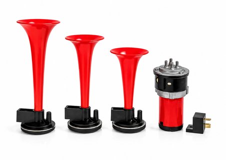 Mega Oto Market 12V 3 Borulu Stobel Tip Motorlu Havalı Korna