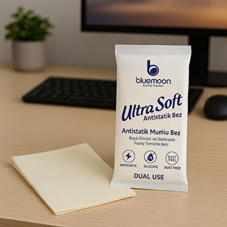 30x80 cm Ultra Soft Antistatik Mumlu Bez Boya Öncesi ve Elektronik Yüzey Temizlik Bezi