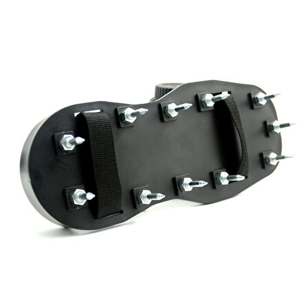 Epoksi Çivili Çim Havalandırma Ayakkabısı 35 mm Dişli | Bilek ve Topuk Kayışlı | Çift