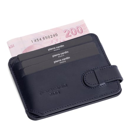 Pierre Cardin Lacivert Analin Unisex Deri Kartlık 0777L4Z