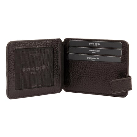 Pierre Cardin Kahve Floater Unisex Deri Kartlık 0777K6C