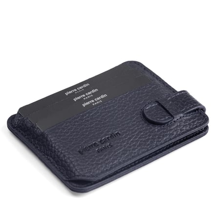 Pierre Cardin Lacivert Floater Unisex Deri Kartlık 0777L1N