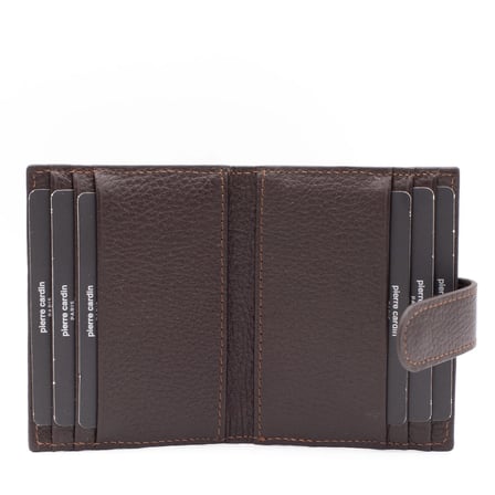 Pierre Cardin Kahve Unisex Deri Kartlık 0107K6C