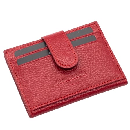 Pierre Cardin Kırmızı Unisex Deri Kartlık 0107K4F