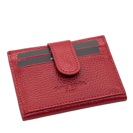 Pierre Cardin Kırmızı Unisex Deri Kartlık 0107K4F
