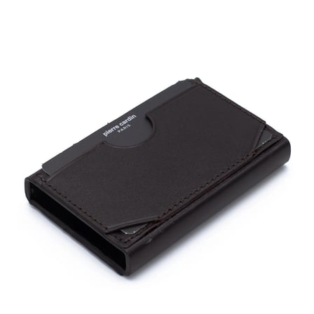 Pierre Cardin Kahve Unisex Otomatik Deri Kartlık 0274K8N