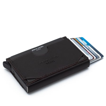 Pierre Cardin Kahve Unisex Otomatik Deri Kartlık 0274K8N
