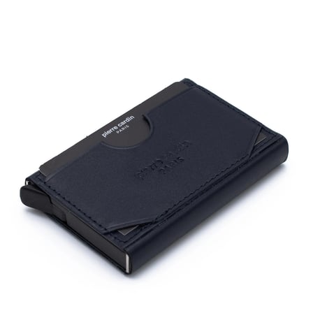 Pierre Cardin Lacivert Unisex Otomatik Deri Kartlık 0274L4Z