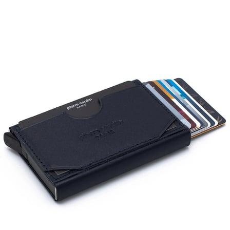 Pierre Cardin Lacivert Unisex Otomatik Deri Kartlık 0274L4Z