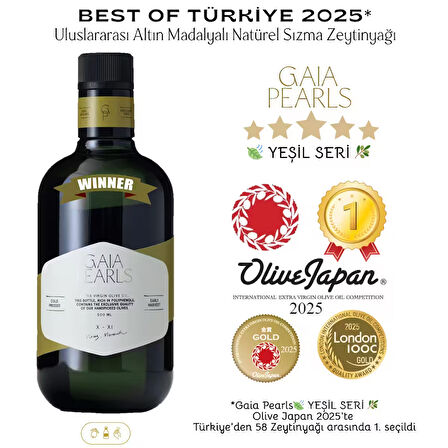 Milas Memecik Erken Hasat Soğuk Sıkım Zeytinyağı Yeşil Seri Dengeli Meyvemsi %0.2 Asit 250 ml