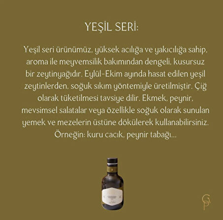 İKİLİ GURME SET 250 ml x2  AB Coğrafi İşaretli Milas Memecik Erken Hasat Soğuk Sıkım Zeytinyağı