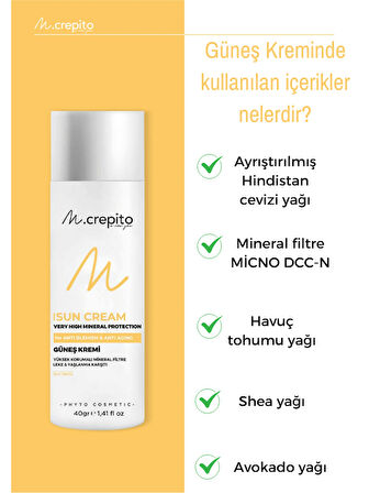 Yeni Nesil Mineral Filtre Güneş Kremi Leke & Yaşlanma Karşıtı 40 gr