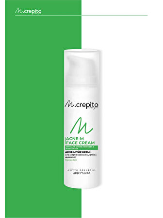  Prebiyotik & Postbiyotikli ACNE-M Yüz Kremi 40 gr- Akne ve Sivilce Karşıtı Bakım Kremi